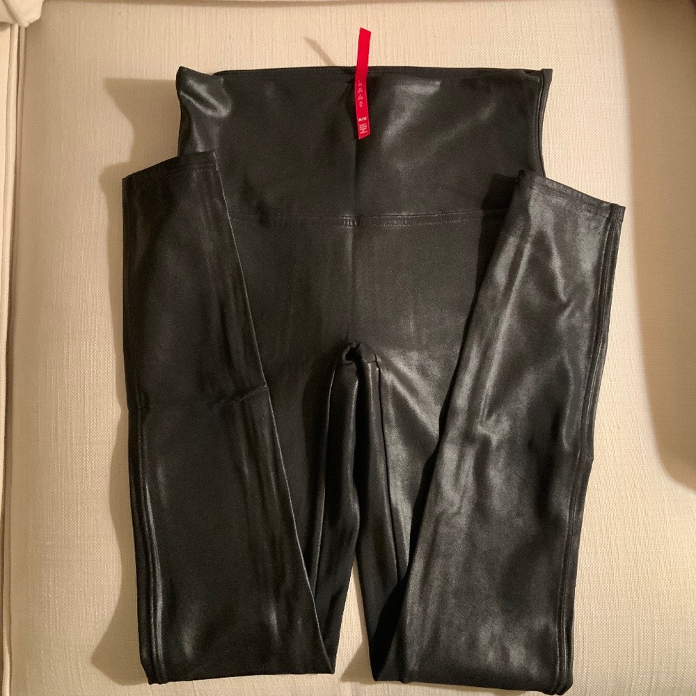 Spanx Faux Leather Leggings